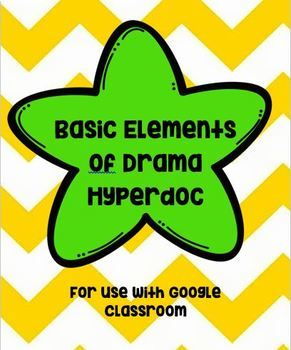Preview of Basic Elements of Drama/Theater Hyperdoc