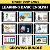 Basic English Language Boom Card Bundle