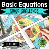 Math Coloring Sheets for Solving Simple One-Step Equations