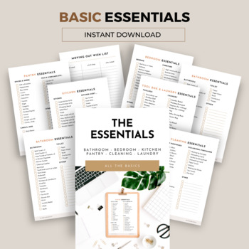 Preview of Basic Essentials Checklist