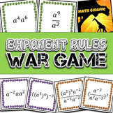 Basic Exponent Rules - War Game (one variable)