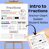 Basic FRACTIONS Guided Student Notes Page