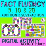 Fact Fluency- Addition & Subtraction--DIGITAL activity-GOO