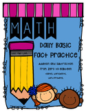 Basic Fact Practice Booklet + Games