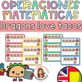 Basic Facts Bundle. Dragons love tacos / Operaciones básic