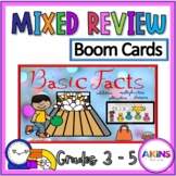 Basic Facts Mixed Review Boom Cards