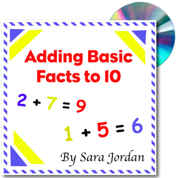 Preview of Adding Basic Facts to 10 (Ten)  - MP3 Song w/ Lyrics & Activities (Common Core)