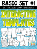 Basic Flippable Interactive Templates Set 1 {Zip-A-Dee-Doo