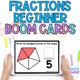 Basic Fractions: Boom Cards, Digital Resources, Task Cards