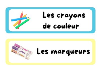 Preview of French Classroom Labels