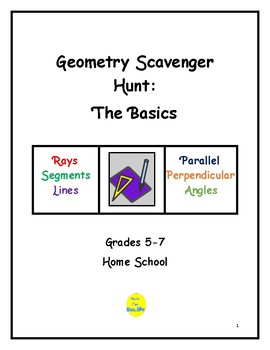 Preview of Basic Geometry Scavenger Hunt