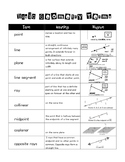 Basic Geometry Terms Worksheets & Teaching Resources | TpT