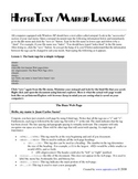 Basic Guide to Creating Student Web Pages using HTML Code