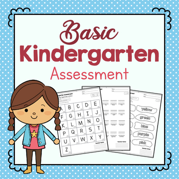 Preview of Kindergarten Assessment | Kindergarten Reading and Math Assessments