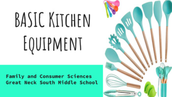 Preview of Basic Kitchen Tools/Equipment Instructional Bundle