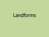Basic Landforms PowerPoint