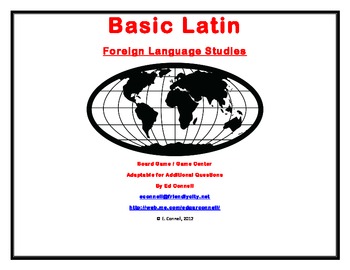 Preview of Basic Latin Board Game