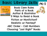 Basic Library Skills Lessons Grades PK-2