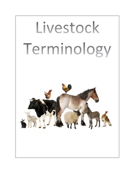 Preview of Basic Livestock Terminology