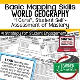 Basic Mapping Skills I Cans, Self-Assessment of Mastery, B