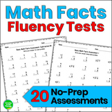 Math Facts Fluency Timed Tests