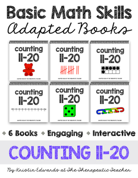 Preview of Basic Math Skills: Counting 11-20 Adapted Books