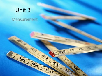 Preview of Basic Measurement Review