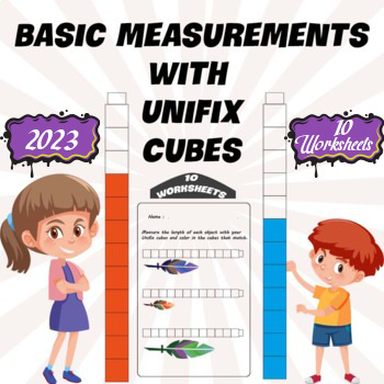 Preview of Basic Measurements With Unifix Cubes | Math Worksheets