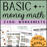 Basic Money Math | Identification, Adding, Paying, Change 