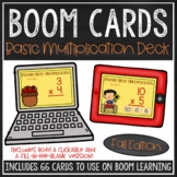 Basic Multiplication Fact BOOM Cards™ (Fall Edition) 