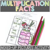 Multiplication Facts, Fact Fluency Worksheets, & Mystery Pictures