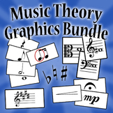Basic Music Theory Graphics Bundle for Making Assessments