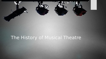 Preview of Basic Musical Theatre History