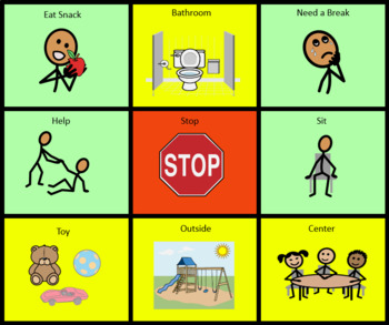 Preview of Basic Needs and Feelings Cards - Portable Communication Boards