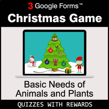 Basic Needs of Animals and Plants | Christmas Decoration Game ...