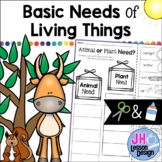 Basic Needs of Living Things: Cut and Paste Sorting Activity