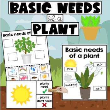 Preview of Basic Needs of a Plant - Special Education Science - What Plants Need to Survive