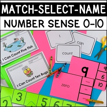 Preview of MATH INTERVENTION Number Sense Activities 0-10 Counting and Cardinality