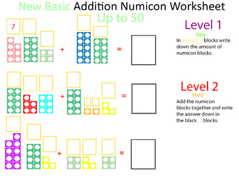 Preview of Basic Numicon Addition