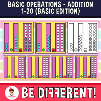 Preview of Basic Operations Addition 1-20 Clipart (Basic Edition)