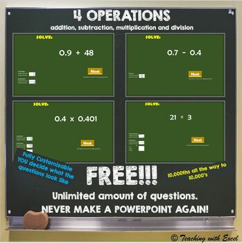 Preview of 4 Operations