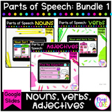 Parts of Speech Noun Verbs Adjectives  Digital Activities 
