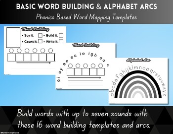 Preview of Basic Phonics Word Building and Alphabet Arcs