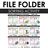 Basic Preschool Math Concepts File Folder Sorting Activiti
