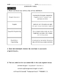 JavaScript - Intro to Programming - Warm Up Activity/Review Worksheet