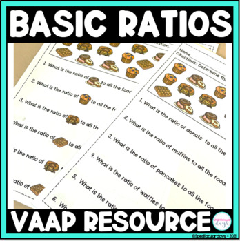 Preview of Basic Ratios - A VAAP Resource
