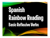 Spanish Reflexive Verb Rainbow Reading