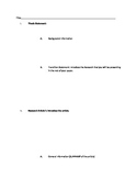 basic research paper outline