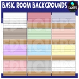 Basic Room Backgrounds Clip Art Set {Educlips Clipart}