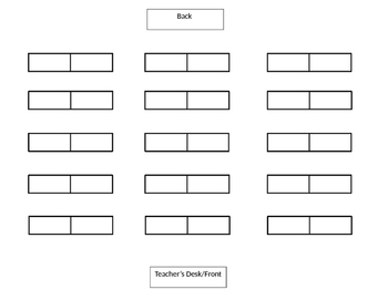 Basic Seating Chart by MightyMissMahon | TPT